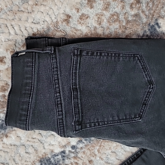 J.CREW high rise vintage straight faded black jeans size 26 - Picture 2 of 10